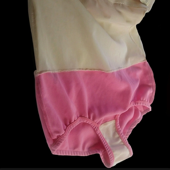 Vintage Pink One Piece Swim Dress - Picture 8 of 10